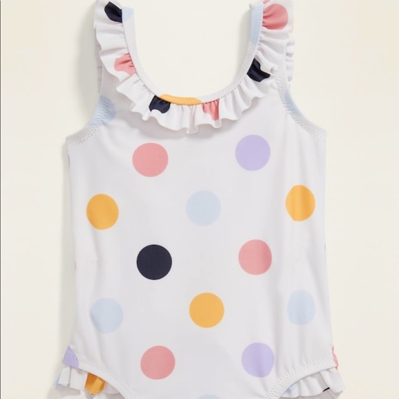 Old Navy Other - Ruffle Trim Polka Dot Swimsuit